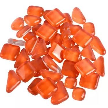 Colourful Mosaics soft glas polygonal à 65 gram oranje, Overige thema's, Nieuw, Ophalen of Verzenden, .