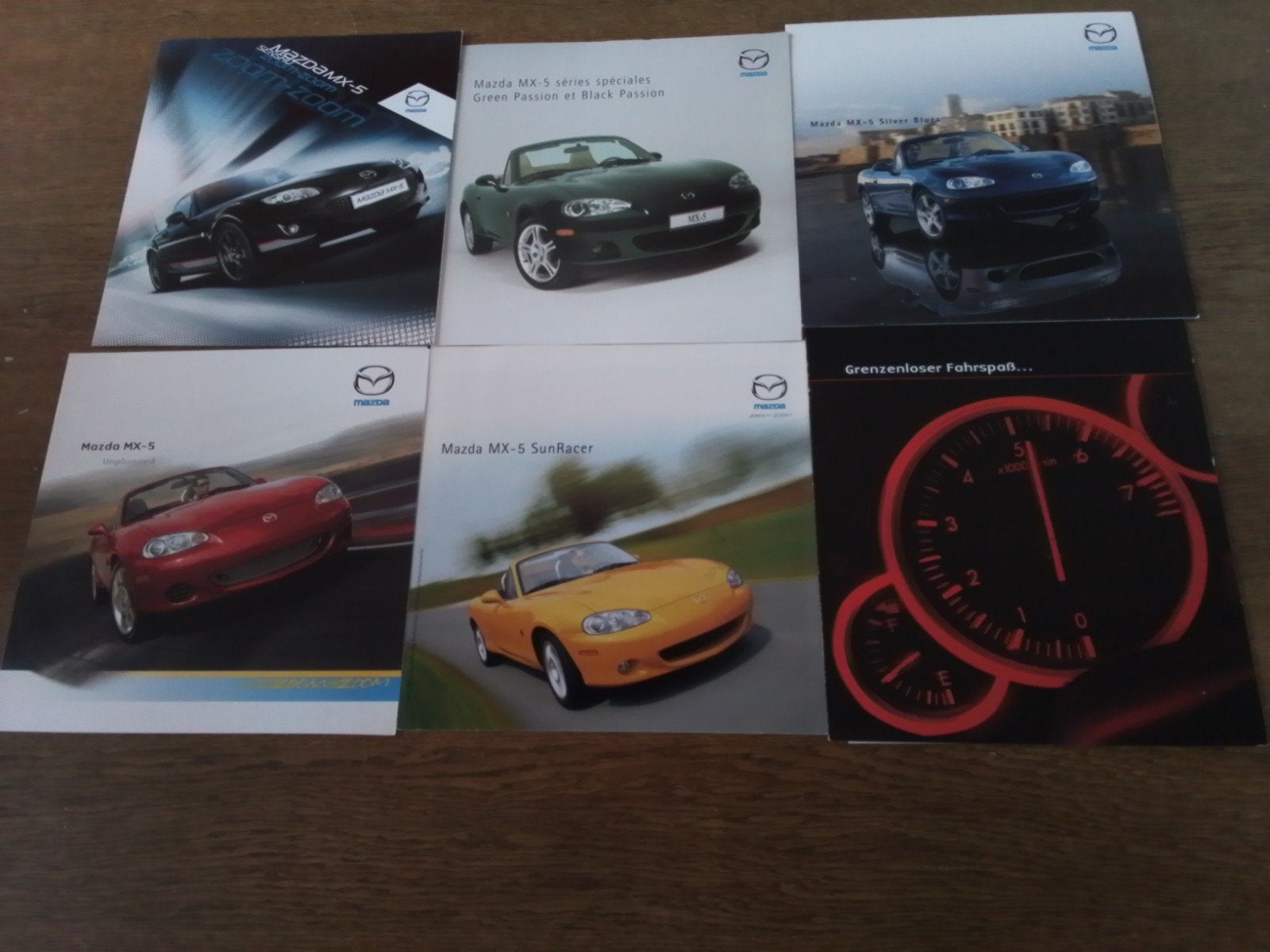 Folders Mazda MX-5 klein formaat, Boeken, Ophalen of Verzenden, Zo goed als nieuw, Mazda