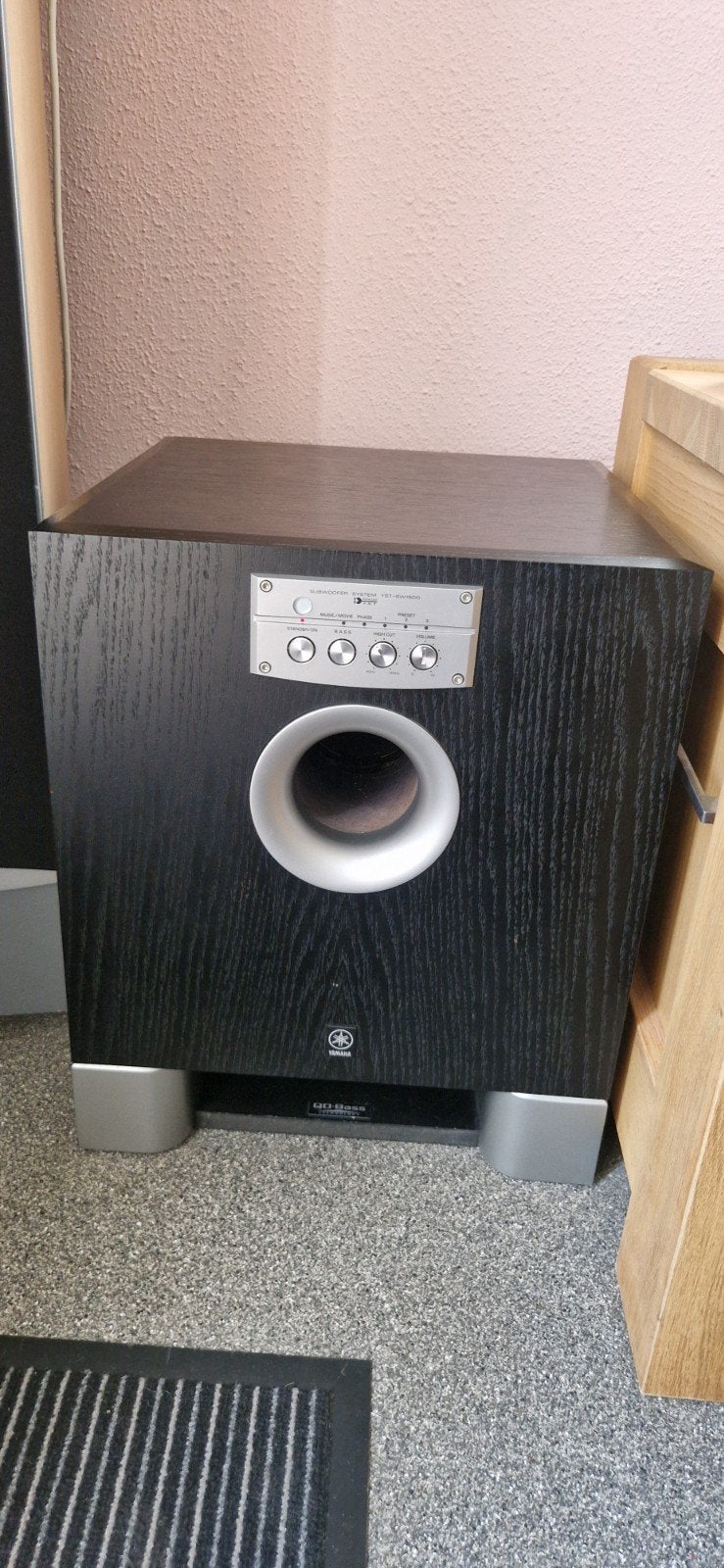 Yamaha YST-SW1500 Subwoofer - Krachtige Bass, 150 watt of meer, Subwoofer, Yamaha, Ophalen of Verzenden