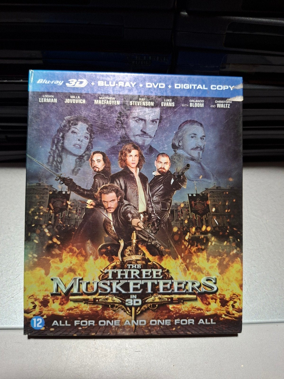 The Three Musketeers 3D Blu-ray + Blu-ray + DVD + Digital C, Inclusief digitale kopie, Avontuur, Gebruikt, Film