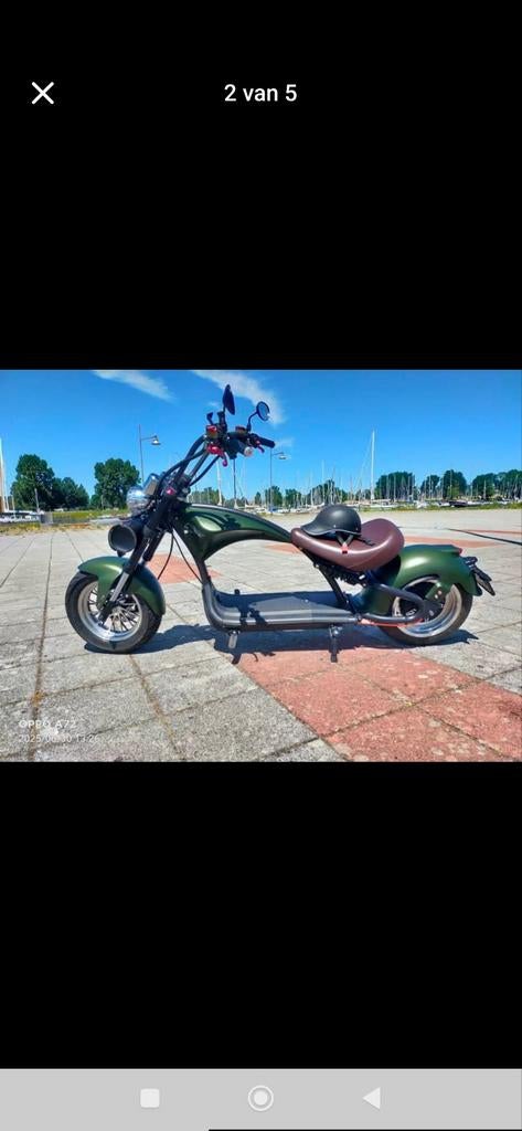 Mooie E-Chopper met 30Ah accu - 80-90 km bereik, Ophalen of Verzenden