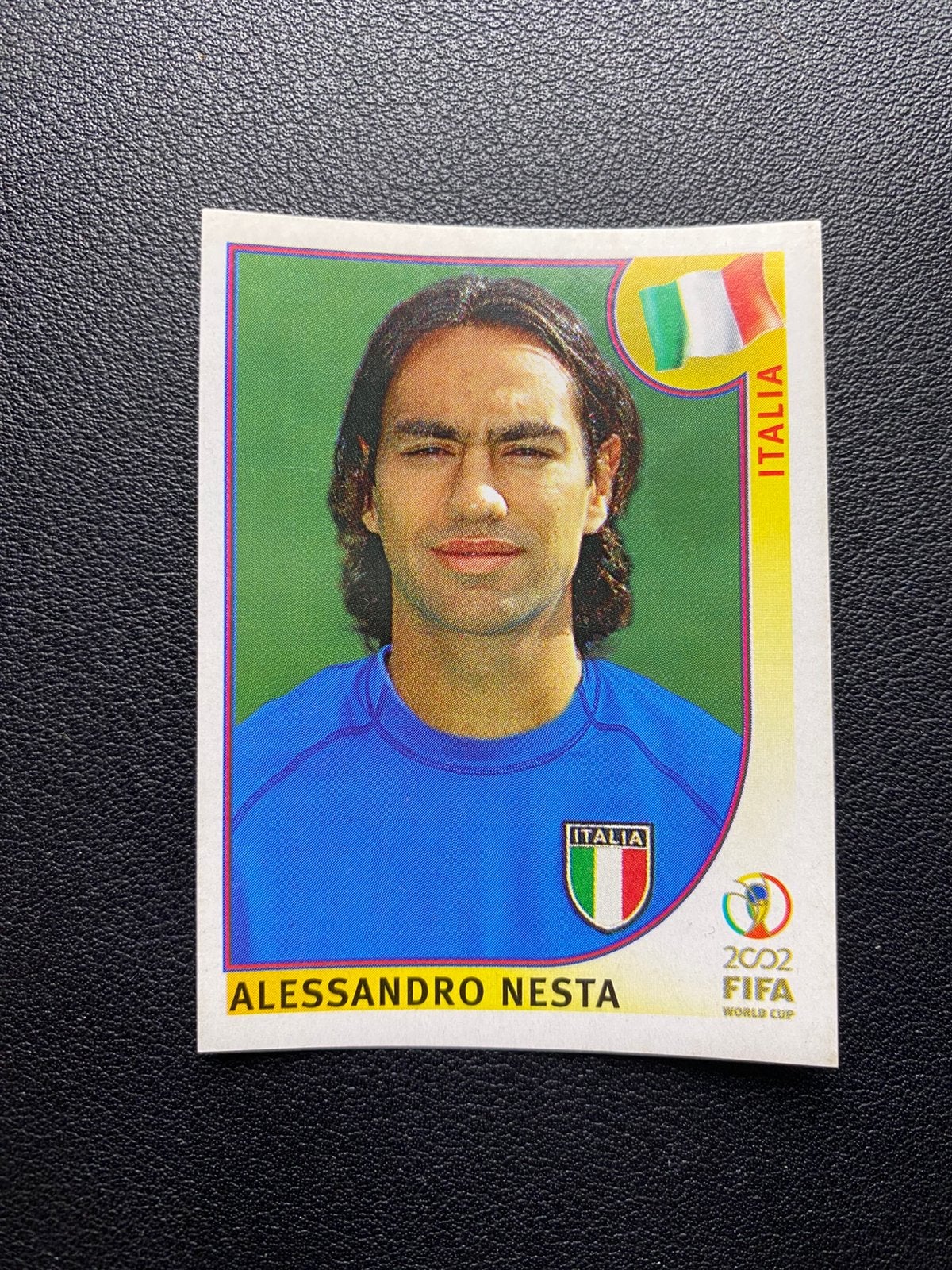Alessandro Nesta - Italië - Panini WK 2002 Sticker, Ophalen of Verzenden, Gebruikt, PSV, Poster, Plaatje of Sticker