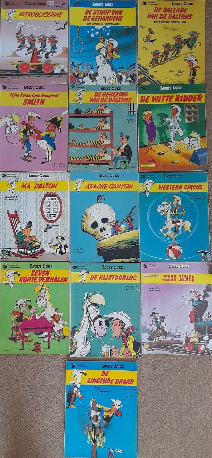 Lucky Luke Stripboeken Collectie - 22 albums, Boeken, Meerdere stripboeken, Ophalen of Verzenden, Gelezen