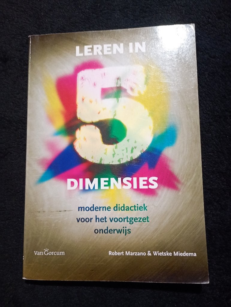 Robert Marzano, Leren in 5 dimensies, Boeken, Ophalen of Verzenden, Alpha, Gelezen, HBO