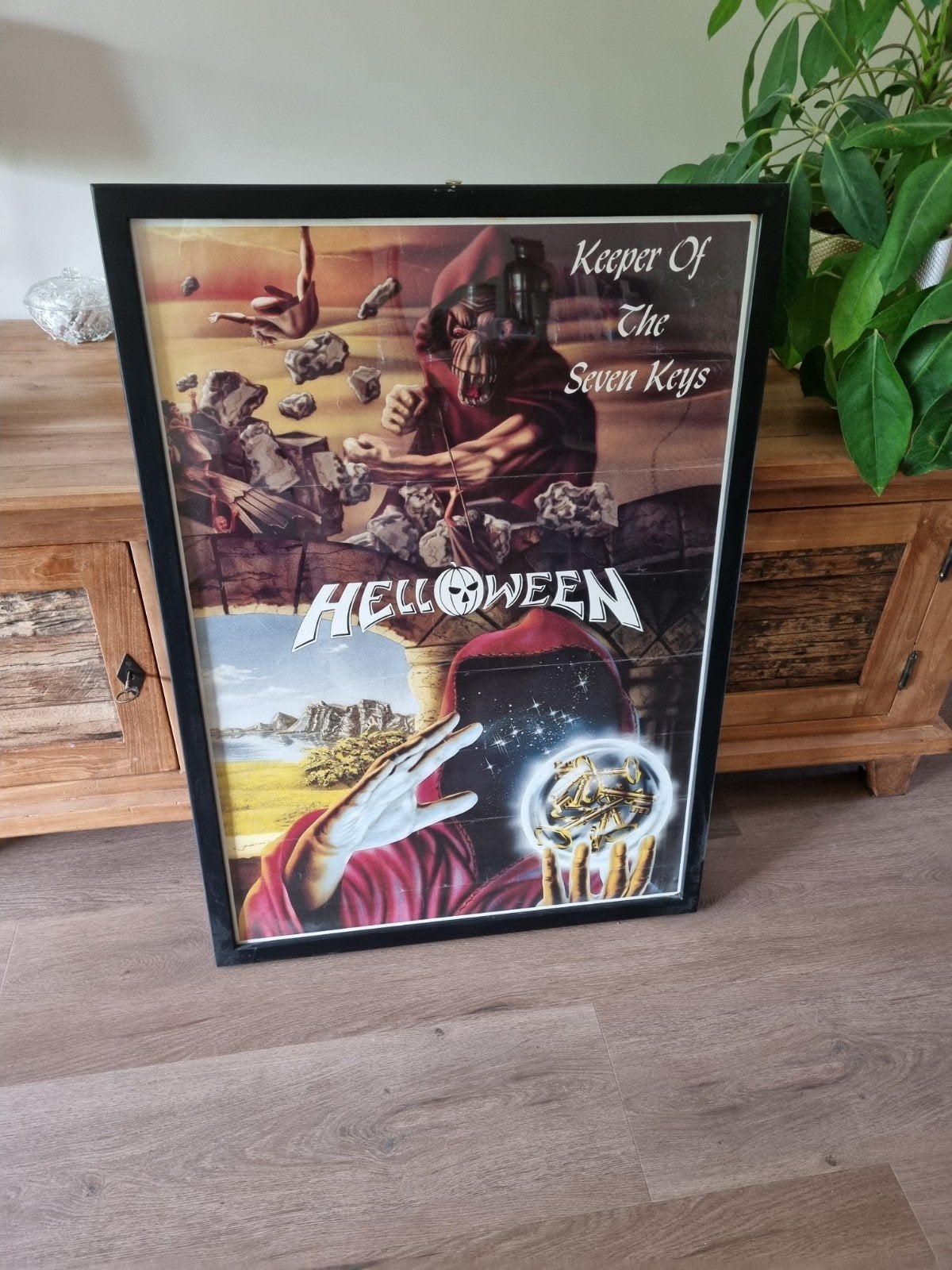 Halloween poster keeper of the seven keys, Ophalen, Zo goed als nieuw, Hardrock