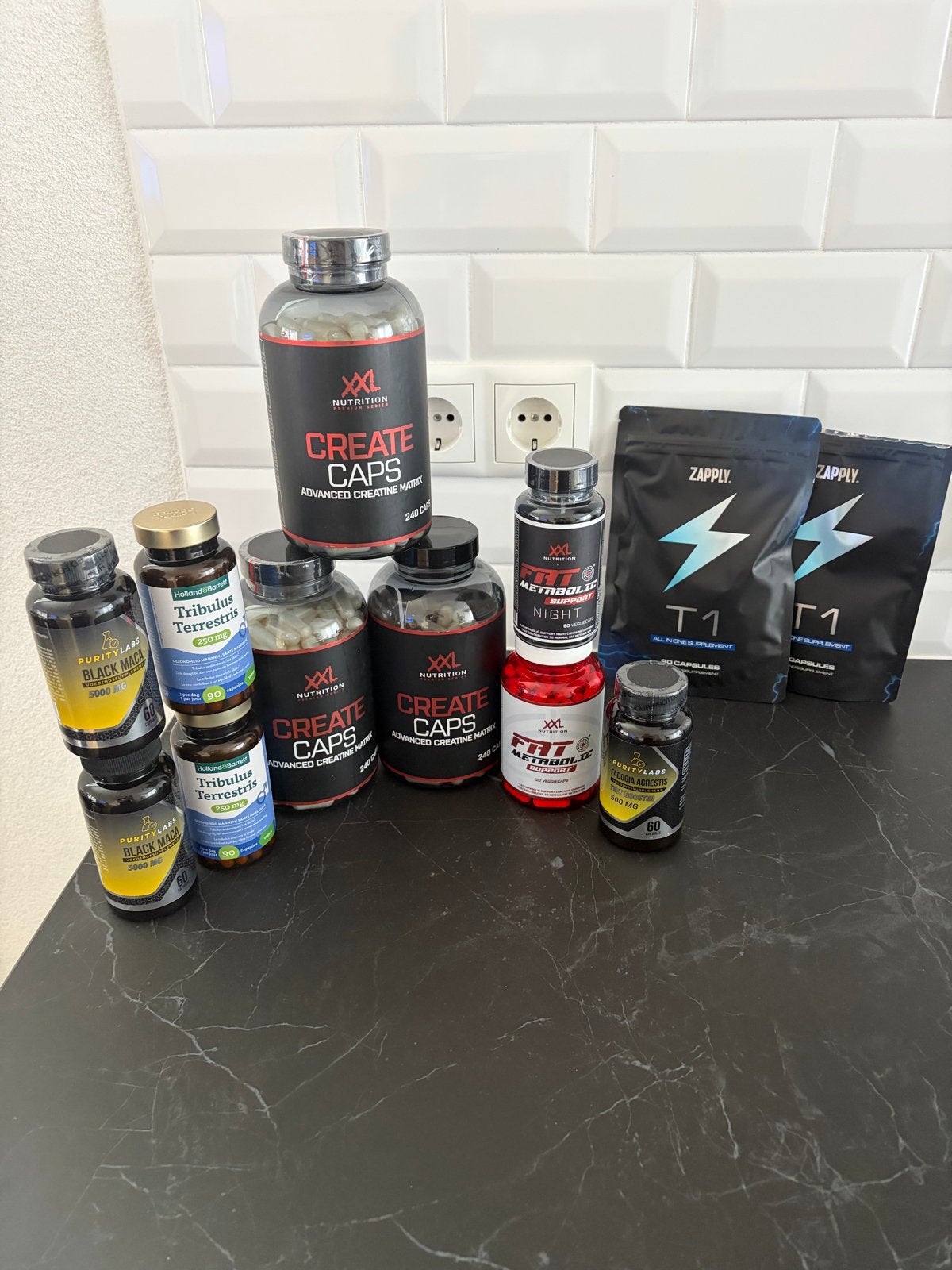 Fitness Supplementen Pakket: Creatine, Testosteron, Fat Meta, Ophalen of Verzenden, Nieuw, Overige typen
