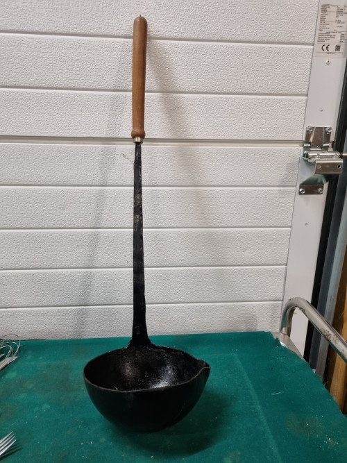 grote soeplepel voor de sier metaal, Ophalen of Verzenden, 'T Olde Gre-j, Info@toldegrej.nl, Endepoelstraat 20f Didam