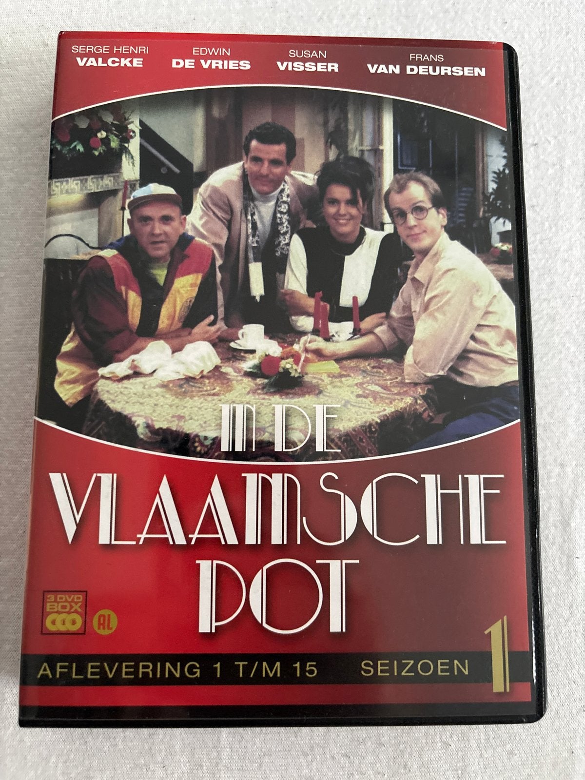 In de Vlaamsche Pot - Seizoen 1 (3 DVD Box) afl 1-15, Gebruikt, Seizoen 1, Alle leeftijden, Nederlands