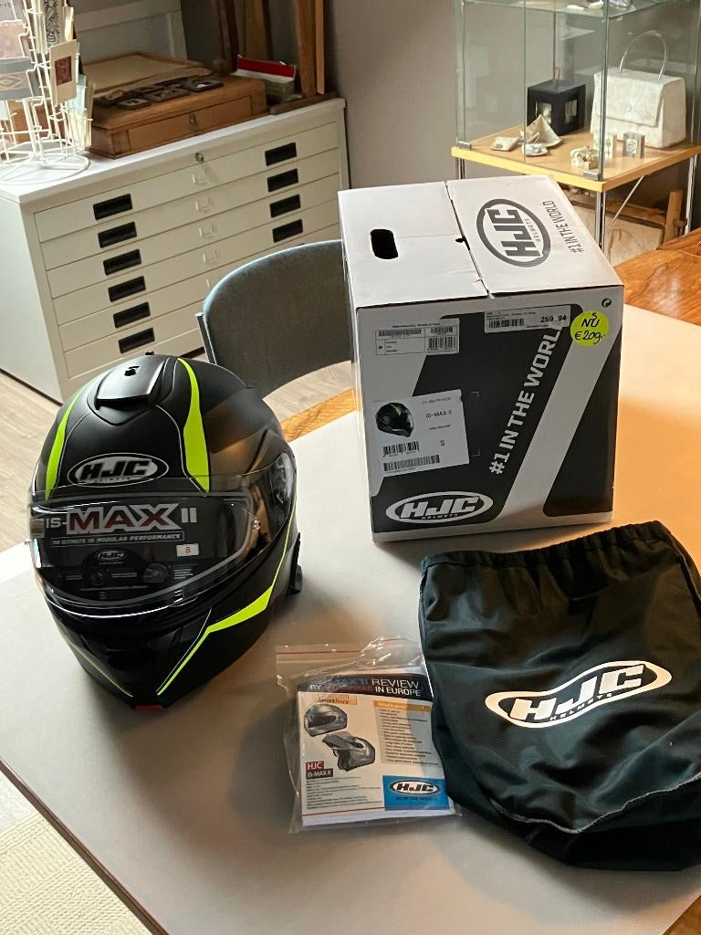 HJC IS-MAX II Motorhelm "NIEUW", Systeemhelm, HJC, S, Ophalen