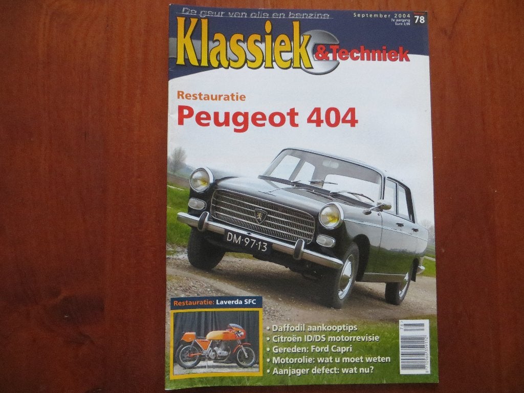 Klassiek & Techniek 78 Peugeot 404, DAF 600 750 Daffodil 33, Ophalen of Verzenden, Nieuw, Peugeot