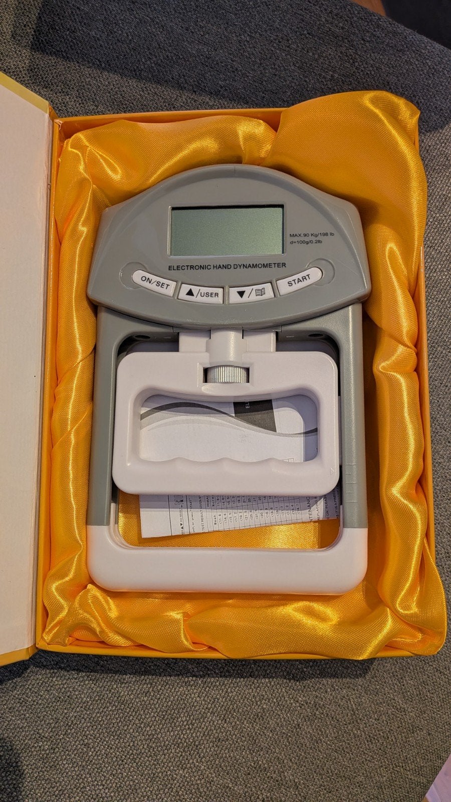 Elektronische Hand Dynamometer - Krachtmeter, Ophalen