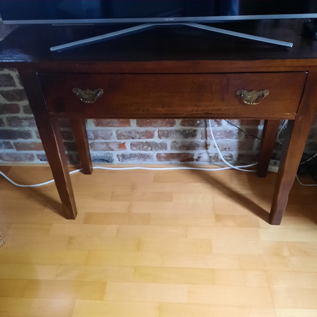 Side table, Huis en Inrichting, Tafels | Sidetables, Ophalen, Gebruikt, Teakhout, 150 tot 200 cm
