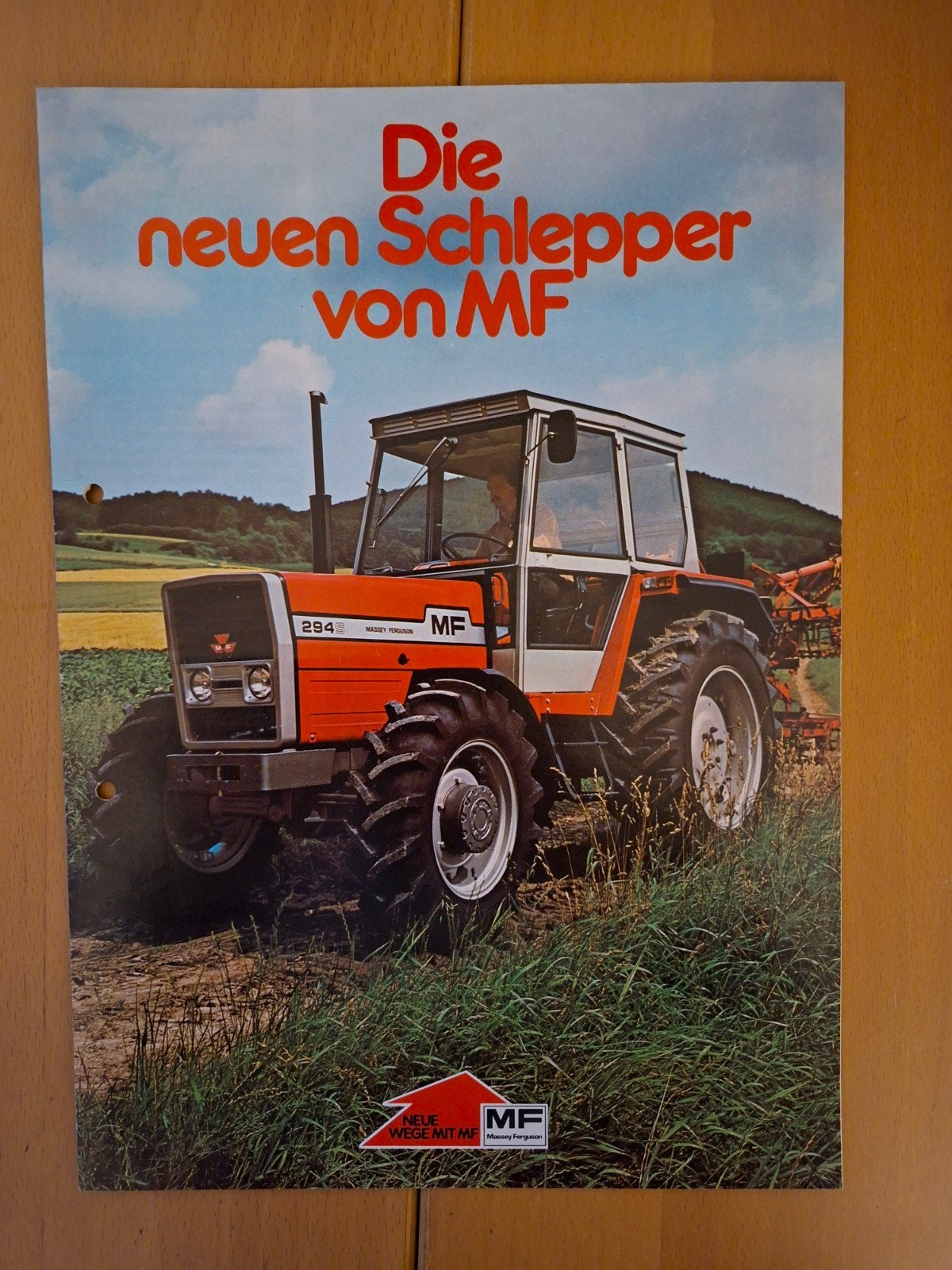 Folder Massey Ferguson, Die nemen Schlepper von MF, Ophalen of Verzenden, Gelezen, Tractor en Landbouw