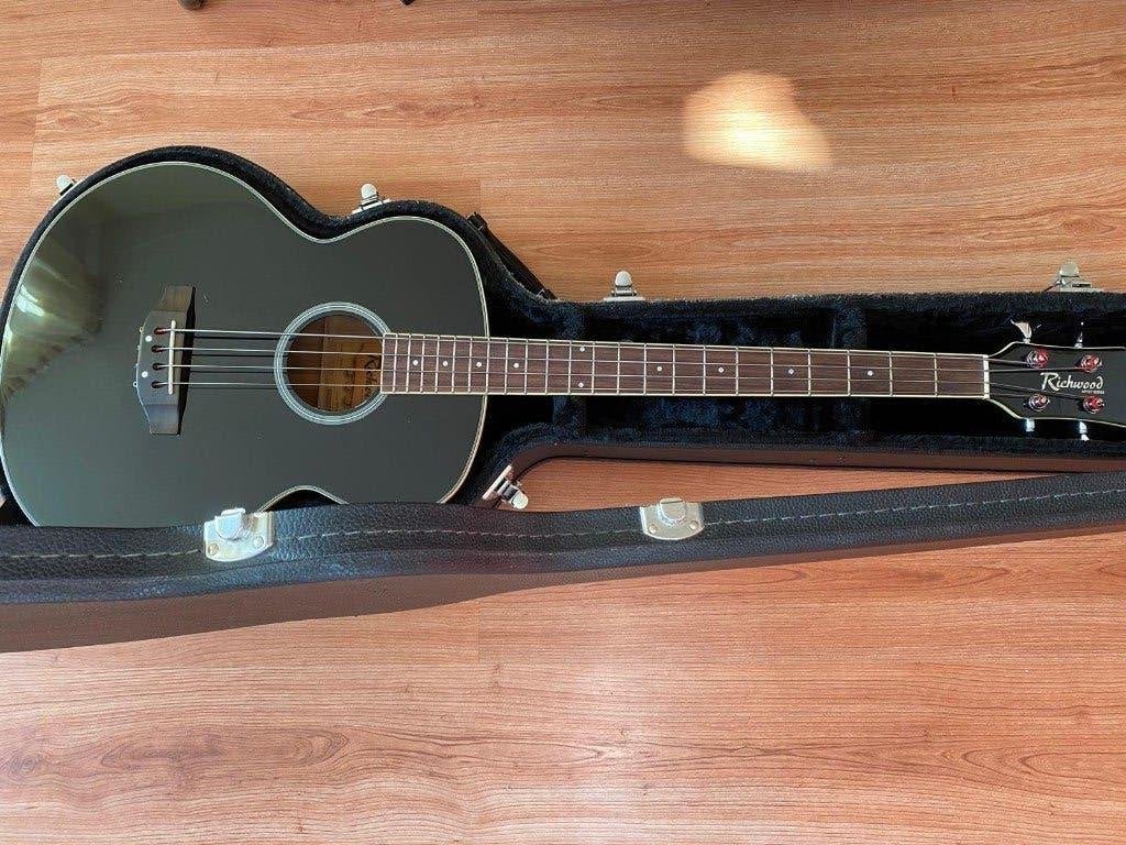 Richwood akoestisch basgitaar, Muziek en Instrumenten, Ophalen, Gebruikt, Akoestisch