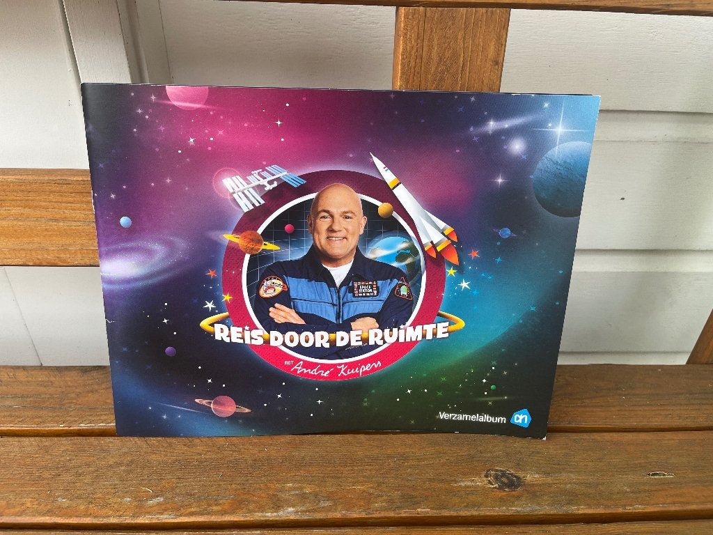 COMPLEET verzamelalbum ruimte Albert Heijn AH Andre kuipers, Albert Heijn, Ophalen of Verzenden