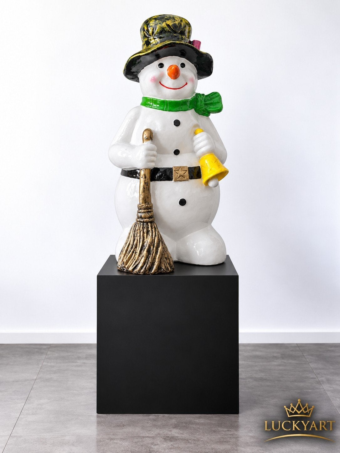 Sneeuwpop 68 cm – Polyester Beeld – €80, Diversen, Ophalen