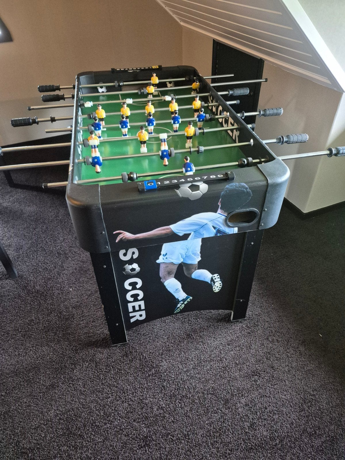 Mooie en nette voetbaltafel spel, Ophalen, Zo goed als nieuw