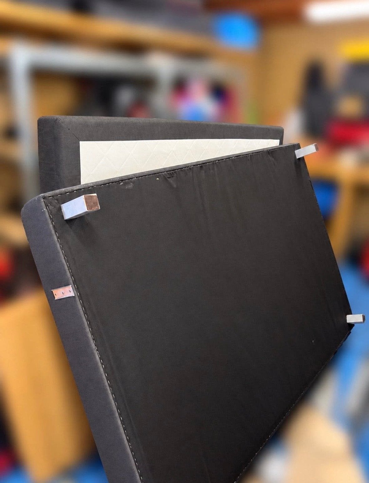 Boxspring 140 cm zonder hoofdbord, Huis en Inrichting, Ophalen, Gebruikt, Twijfelaar, 140 cm