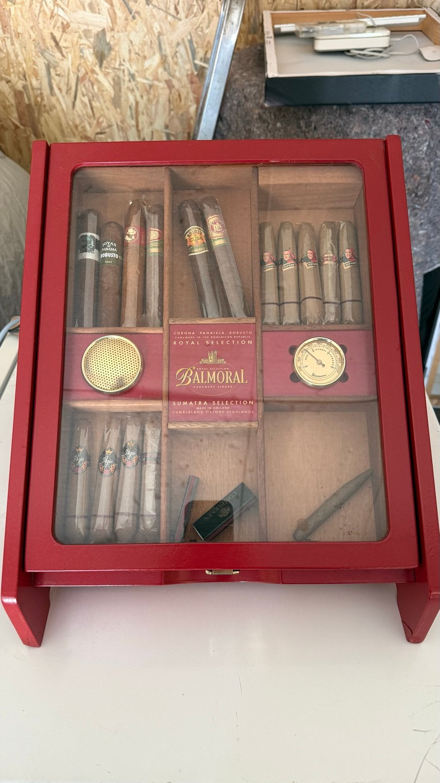 Balmoral Royal Selection Sigaren Humidor Display, Verzamelen, Ophalen, Gebruikt, Overige typen