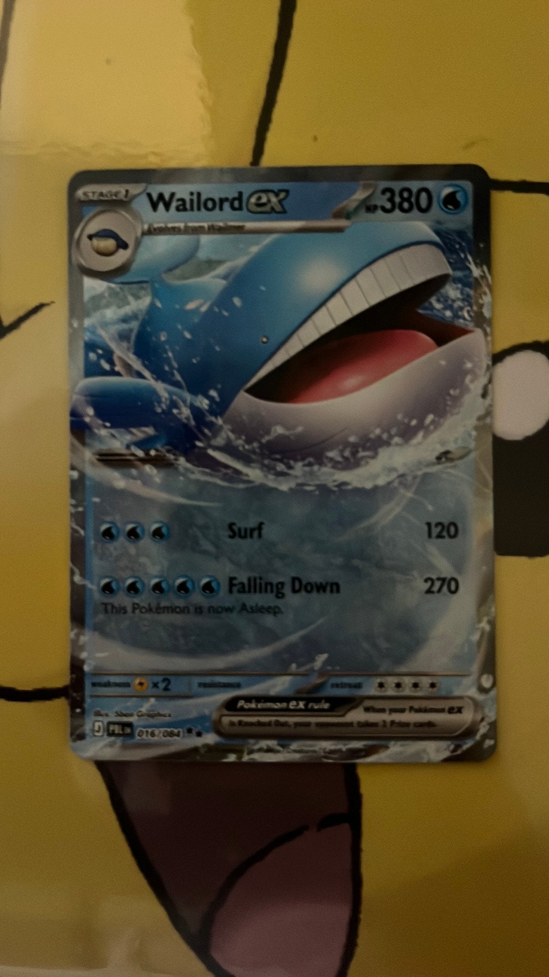 Wailord ex pitch black, Ophalen of Verzenden, Zo goed als nieuw