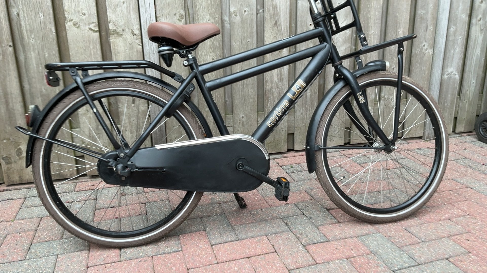 Te koop jongens24 inch matt zwart cortinafiets, Fietsen en Brommers, Fietsen | Jongens, Ophalen, Terugtraprem, 24 inch, Versnellingen