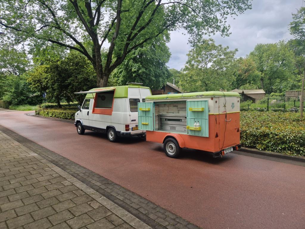 Nostalgische fiat ducato oldtimer foodtruck, Eén persoon, Ticket of Toegangskaart