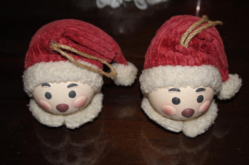 kerstpoppetjes om op te hangen 2x, Ophalen of Verzenden, Gebruikt
