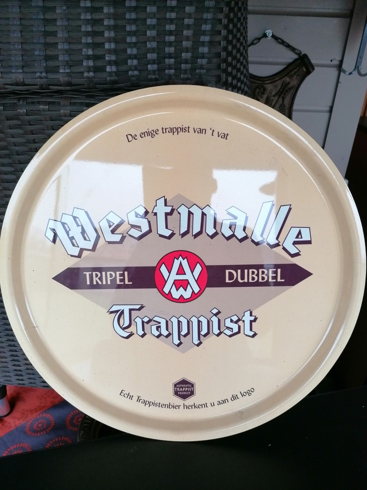 Mooie dienbladen Westmalle Trappist., Verzamelen, Biermerken, Ophalen of Verzenden, Zo goed als nieuw, Overige merken