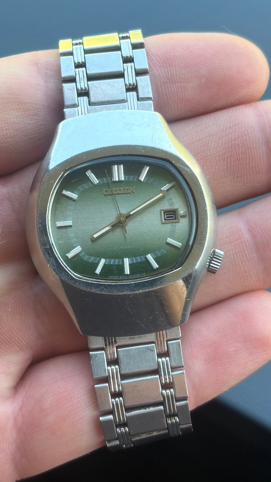 Vintage Citizen Automatic 6000, Ophalen of Verzenden, Staal, Citizen, 1960 of later