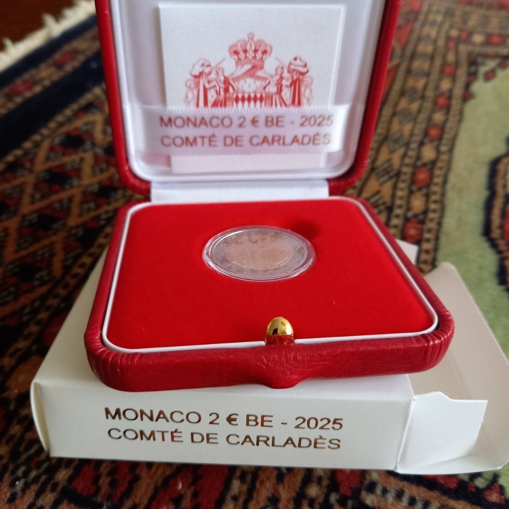 2 euro Monaco 2025, Postzegels en Munten, Munten | Europa | Euromunten, Ophalen of Verzenden, Monaco, 2 euro, Setje