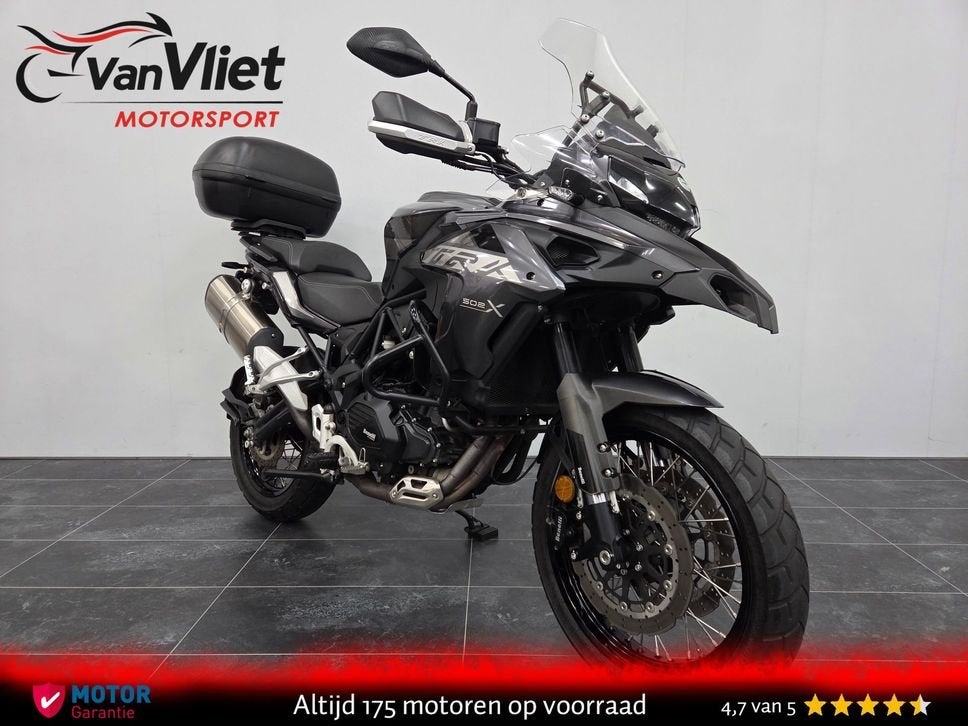 Prachtige Benelli TRK 502 X bj 2022 Topkoffer A2 35KW, 2 cilinders, 499 cc, Bedrijf, Onbekend