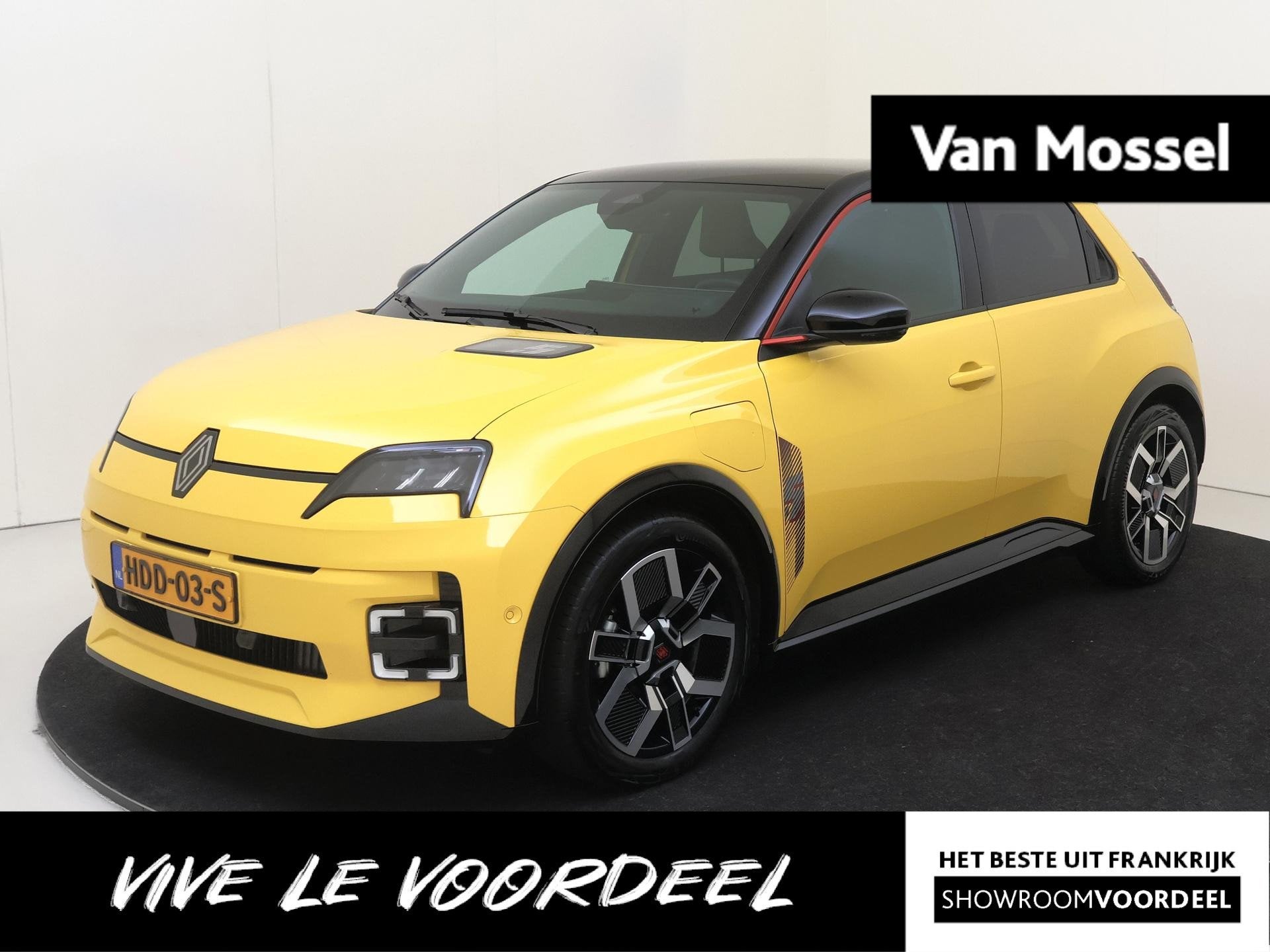 Renault 5 comfort range iconic cinq 52 kWh | Automaat | Acht, Auto's, Stof, Gebruikt, 150 pk, 500 kg