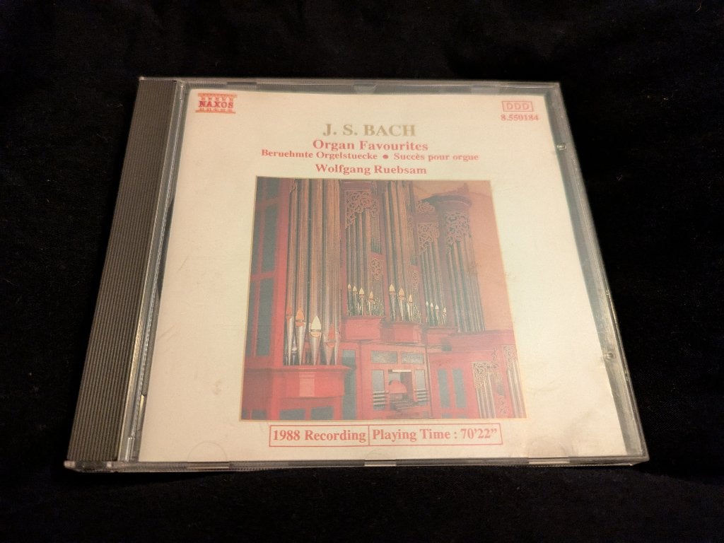 Bach / Organ Favorites / Ruebsam, Soloconcert, Ophalen of Verzenden, Zo goed als nieuw, Barok