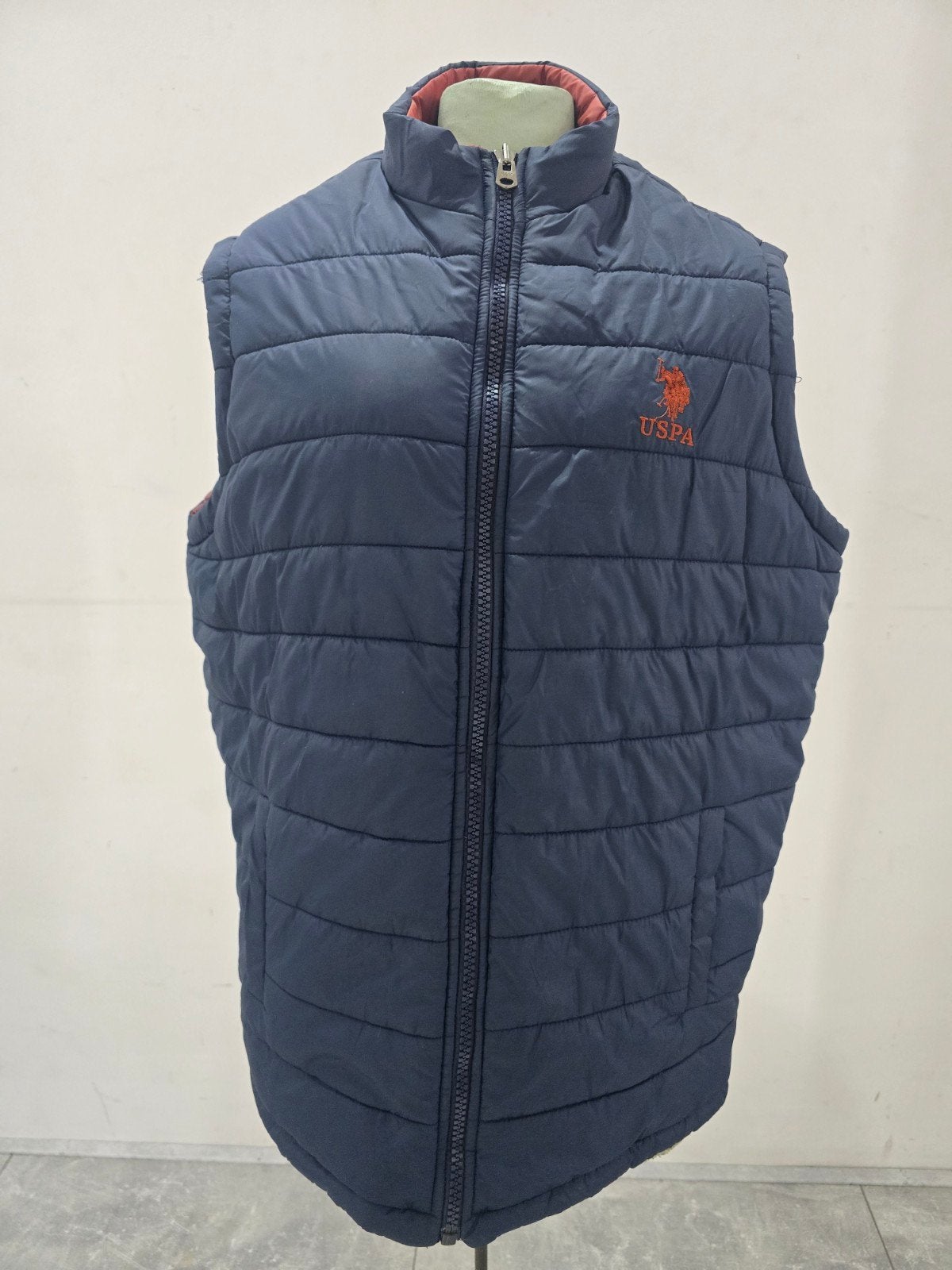 U.S. Polo Assn. Bodywarmer - Maat L, Maat 52/54 (L), U.S. Polo Assn., Blauw, Ophalen of Verzenden