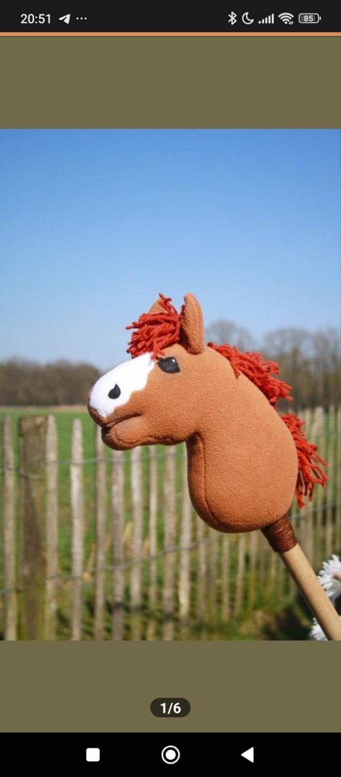 Hobby Horse - Stokpaardje, Kinderen en Baby's, Speelgoed | Overig, Ophalen of Verzenden, Gebruikt, Jongen of Meisje