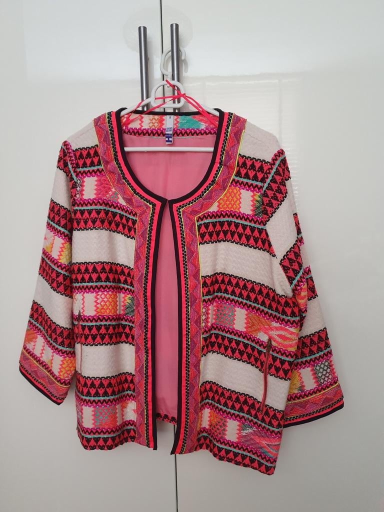 Byhenay Holland Ibiza Jasje Maat 44 - Kleurrijk & Trendy, Byhenay Holland, Verzenden, Maat 42/44 (L), Roze