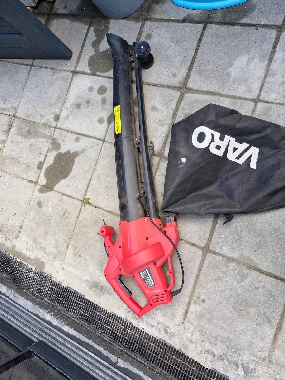 Varo POWXG4060 Bladblazer met Zuigfunctie en Opvangzak, Ophalen, Gebruikt, Met opvangzak, Handgedragen