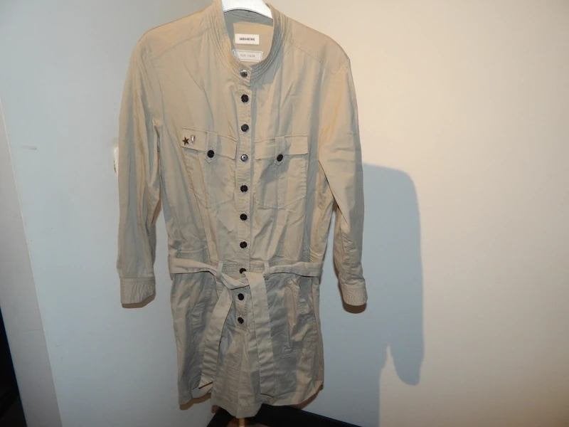 Zadig & Voltaire broek pakje jumpsuit stoere look mt S