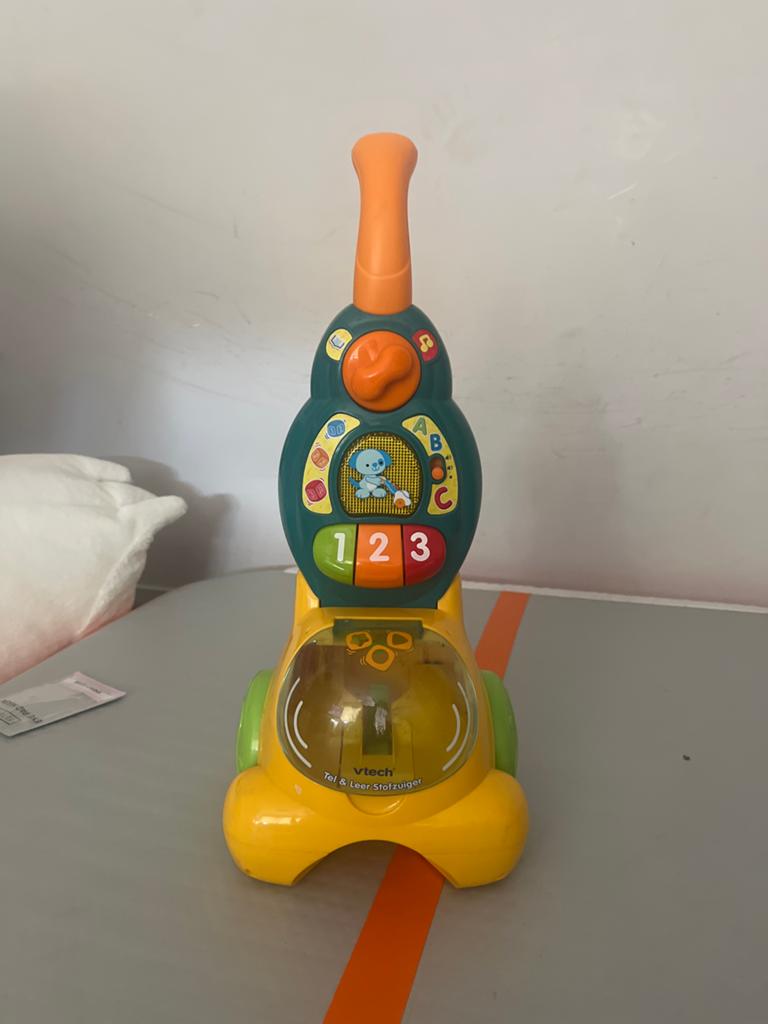 VTech Tell & Leer Stofzuiger - Schattig en Compleet, Ophalen, Zo goed als nieuw, 6 maanden tot 2 jaar