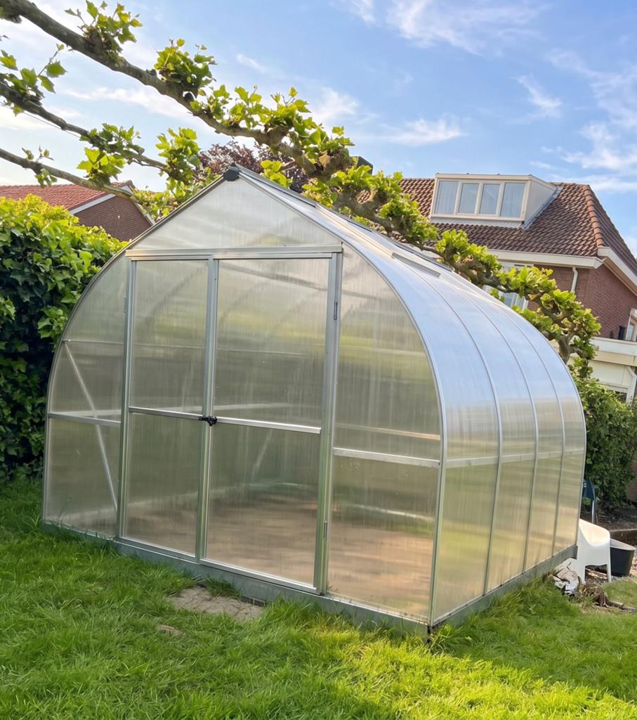 Tuinkas, Tuin en Terras, Kassen, Ophalen, Polycarbonaat, Gebruikt, Aluminium