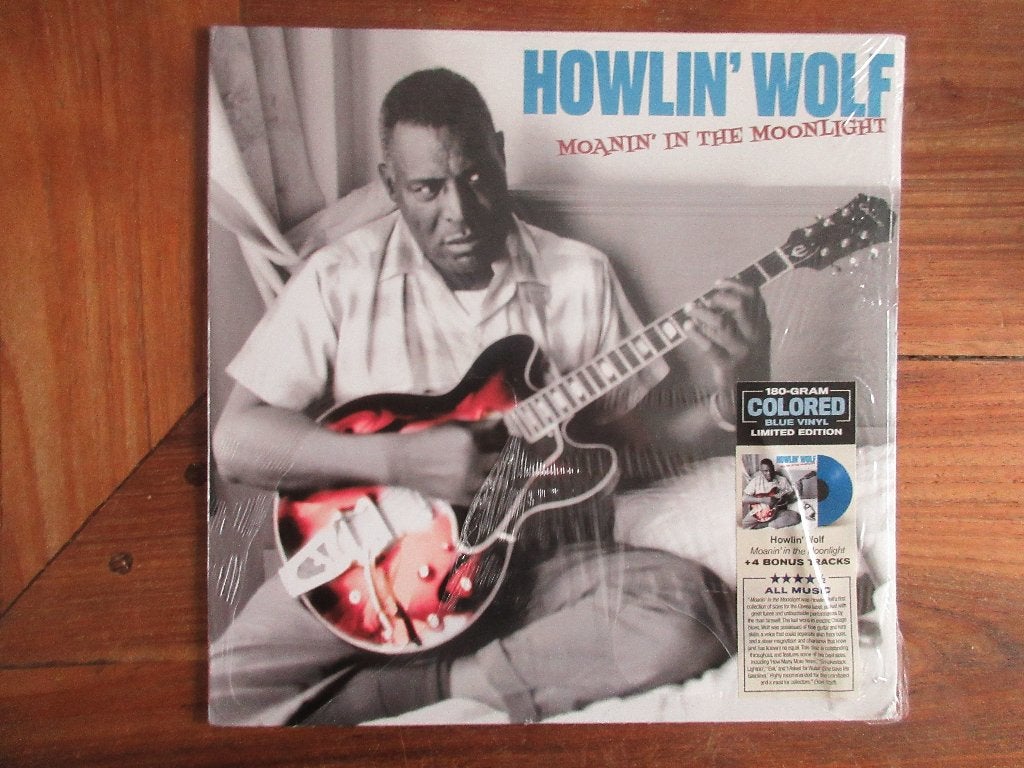 Howlin' Wolf Moanin' In The Moonlight - LP Blue, Ophalen of Verzenden, Zo goed als nieuw, 12 inch