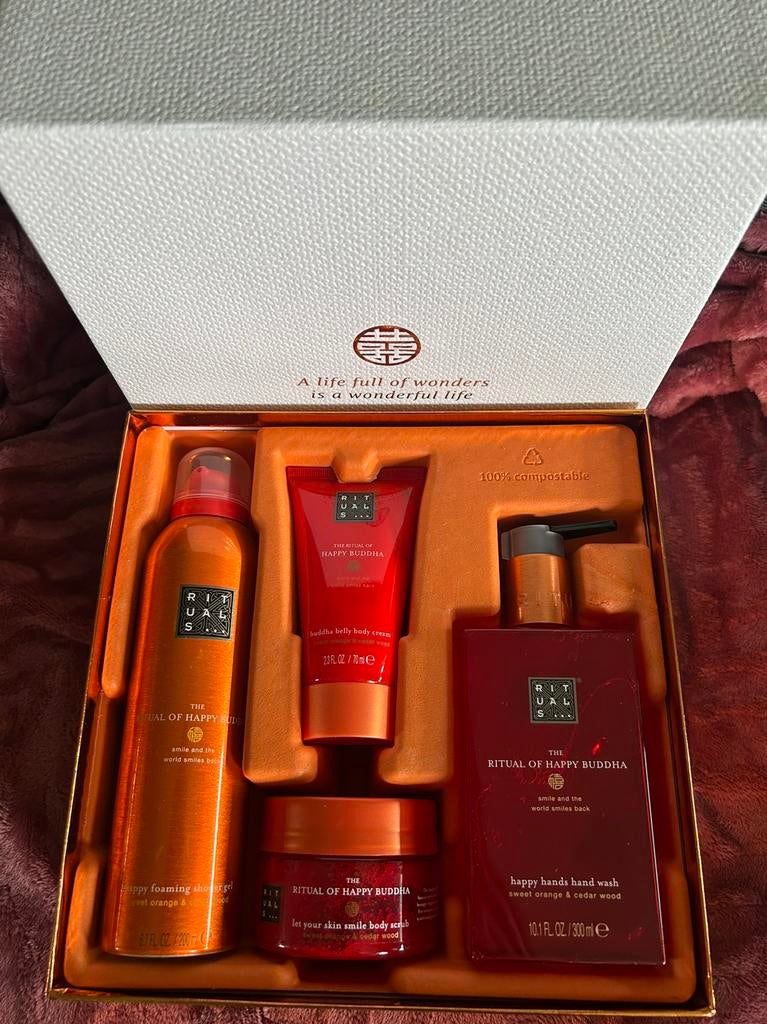 Ritual of Happy Buddha giftset, Ophalen of Verzenden, Nieuw, Bad & Douche