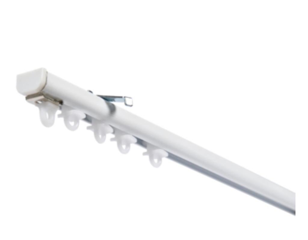 Gordijnrails Subtile met accessoires - Wit, 300 cm, Ophalen, Wit, Nieuw, Verfijnd