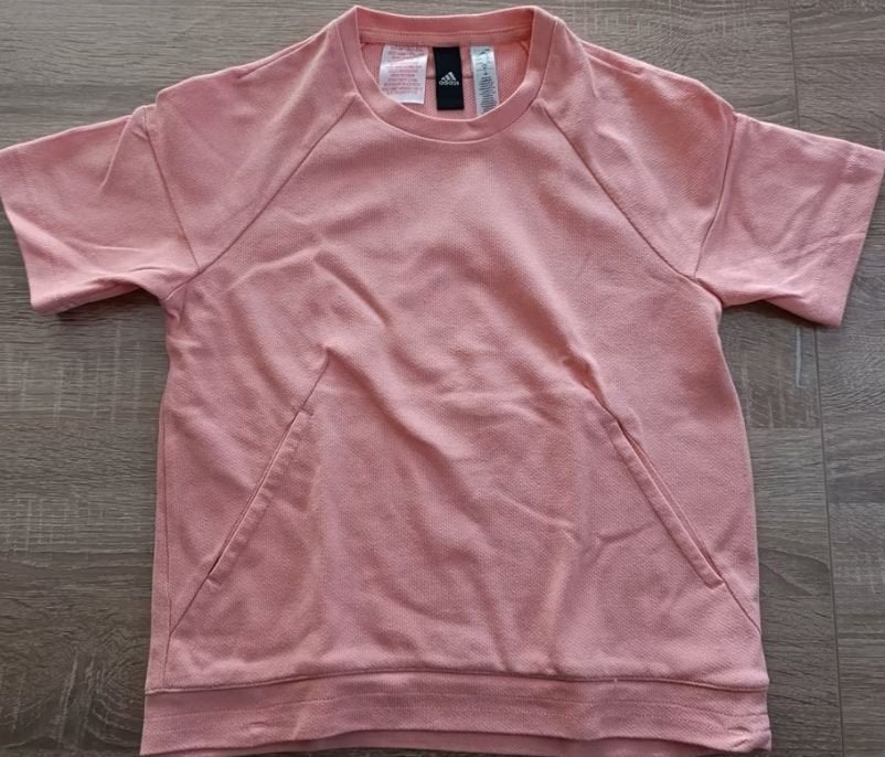 Adidas-T-shirt Maat: 140, Kleding | Heren, T-shirts, Ophalen, Zo goed als nieuw, Overige maten, Blauw