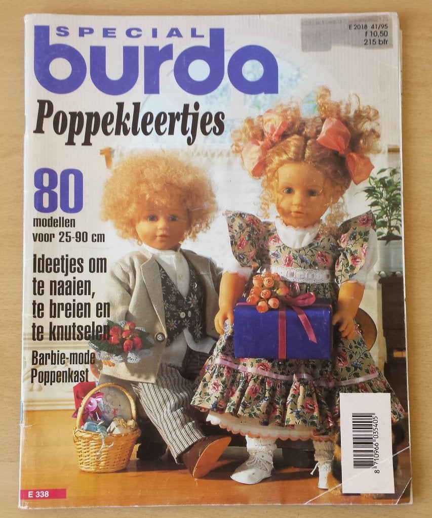 Burda Poppekleertjes - E338 - 1995, Hobby en Vrije tijd, Kind, Nvt, Nvt, Nvt