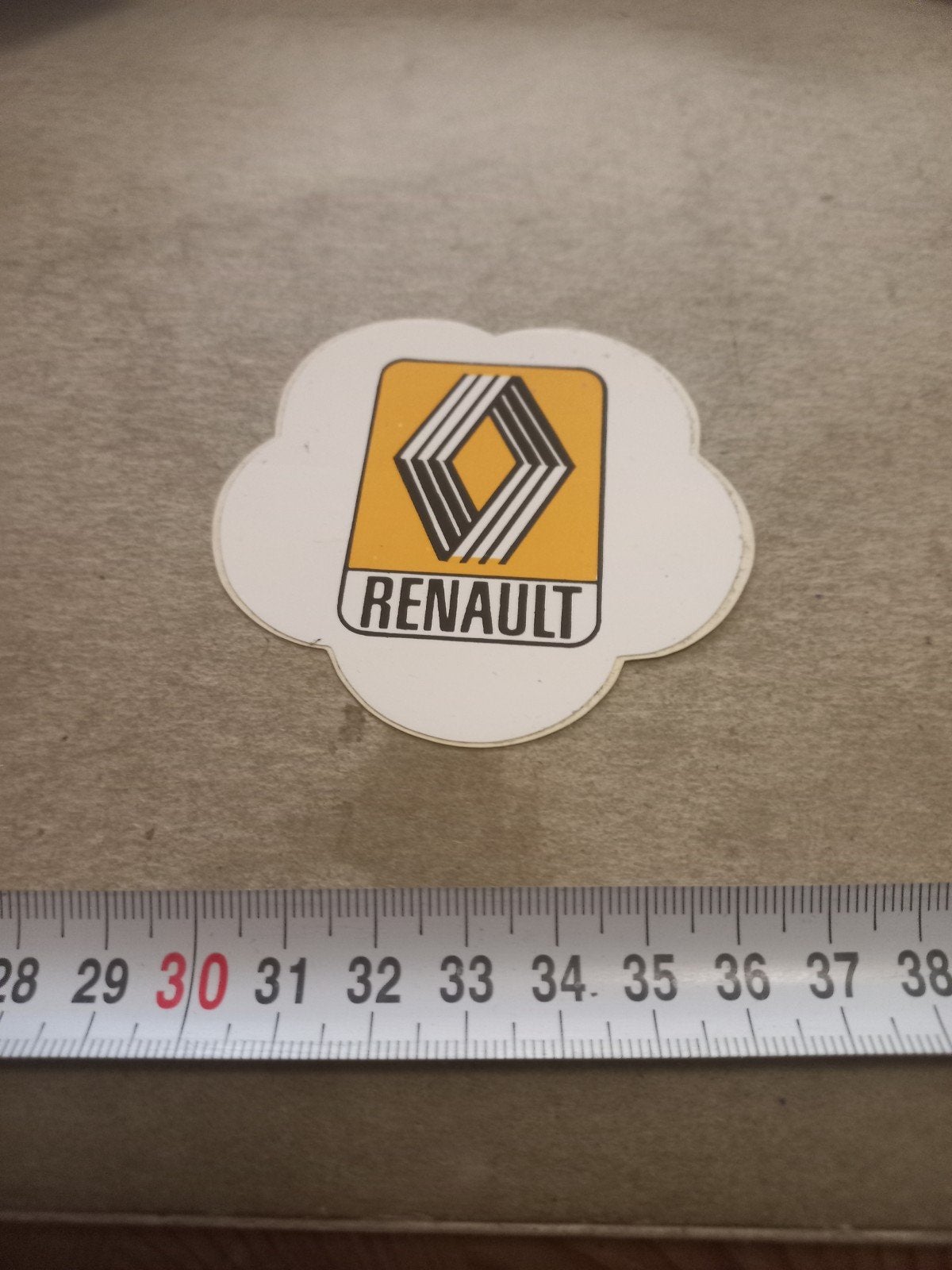 Vintage Renault Logo Sticker - Bloemvormig, Ophalen of Verzenden