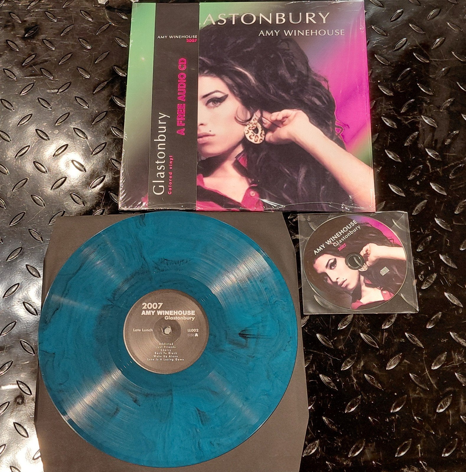 Amy Winehouse Glastonbury Numbered Colored Vinyl LP+CD, LP, Pop, Colored vinyl, Ophalen of Verzenden