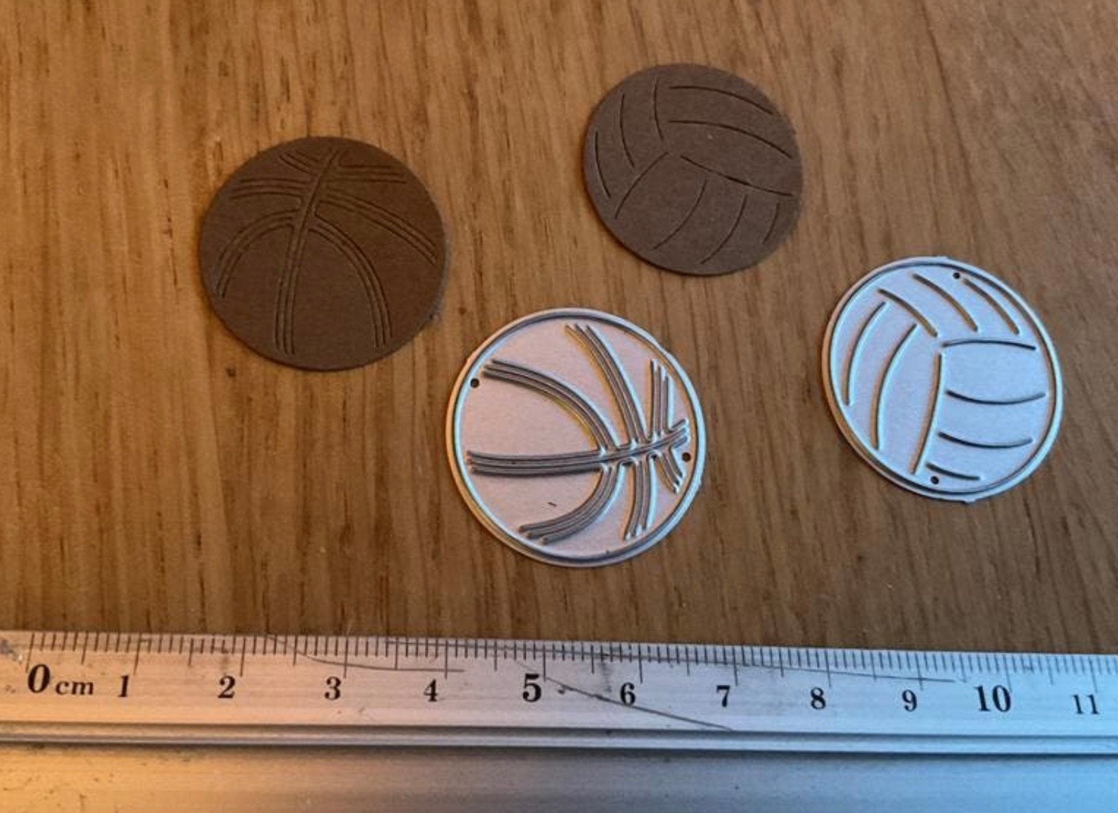 Snijmal set 2 ballen 1977, Ophalen of Verzenden, Zo goed als nieuw, Pons of Mal