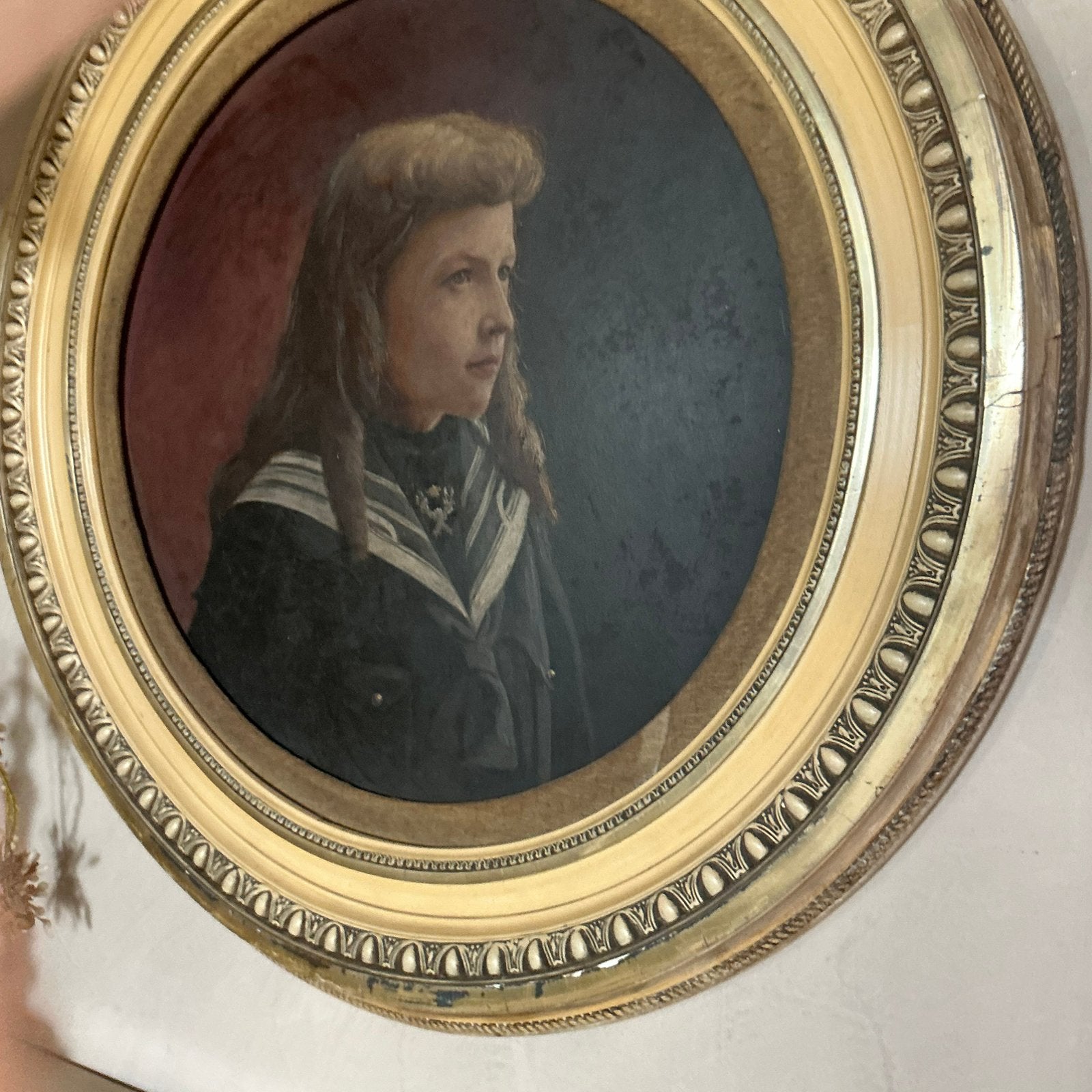 Antiek  Italiaans portret in pastel krijt, Antiek en Kunst, Ophalen