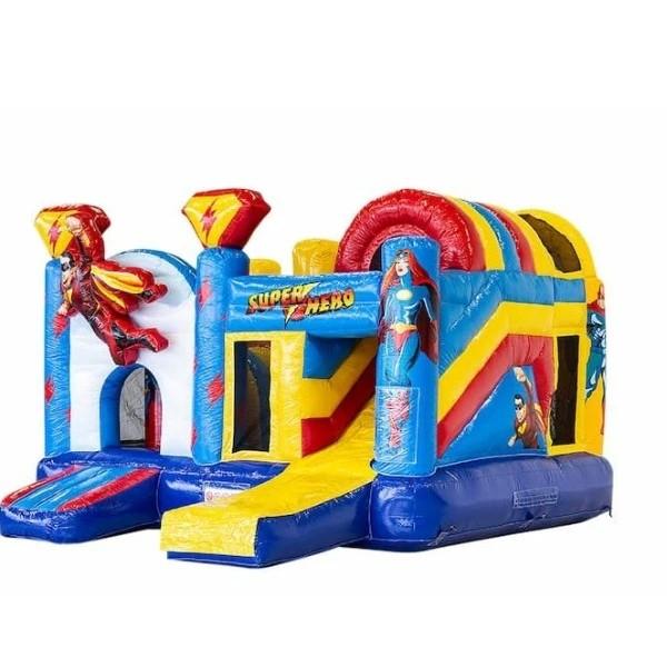 Te koop! Multiplay Superhelden springkussen, Ophalen, Zo goed als nieuw, Overige